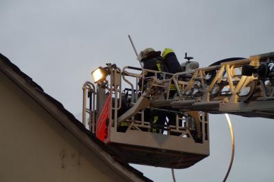Stuttgart-Bad Cannstatt: Brand eines leer stehenden Hauses 